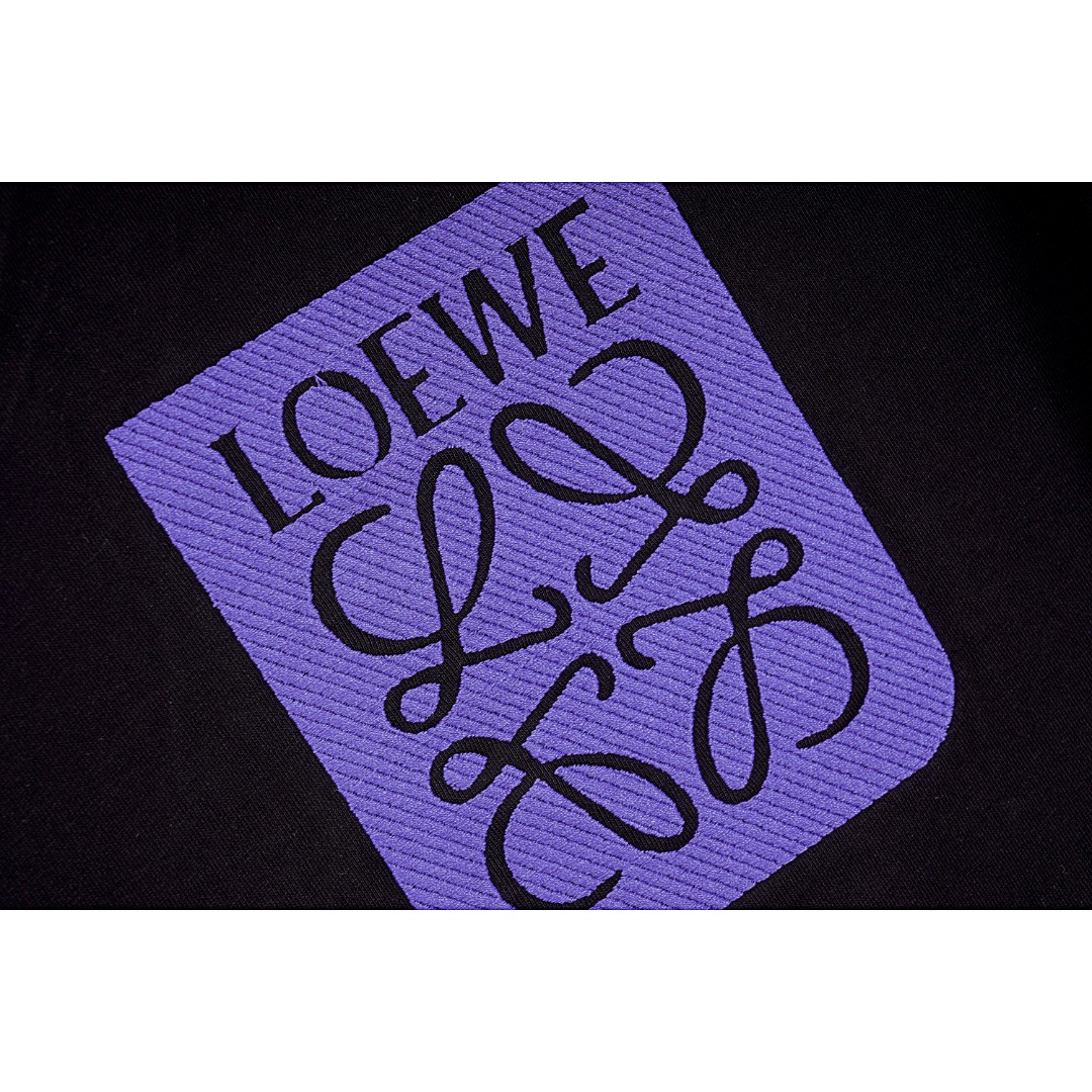 Loewe/罗意威 口袋图案刺绣圆领短袖T恤