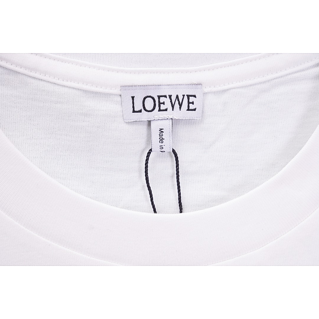 Loewe/罗意威 SS24 重影刺绣短袖T恤