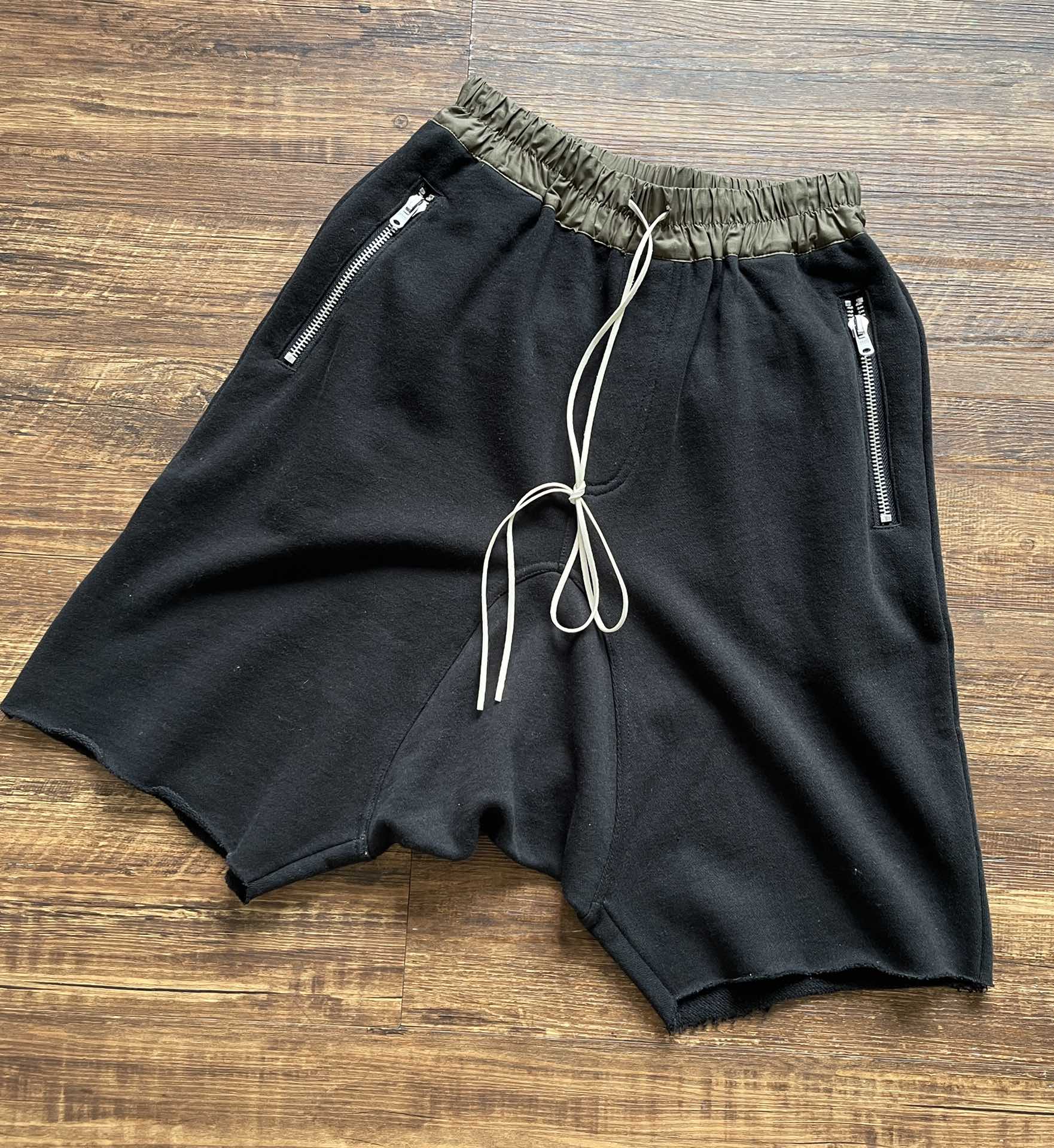 Fear Of God Kleidung Pants & Hosen Kurze Hosen Replik der höchsten Qualität
 Schwarz Grau Gämse Baumwolle
