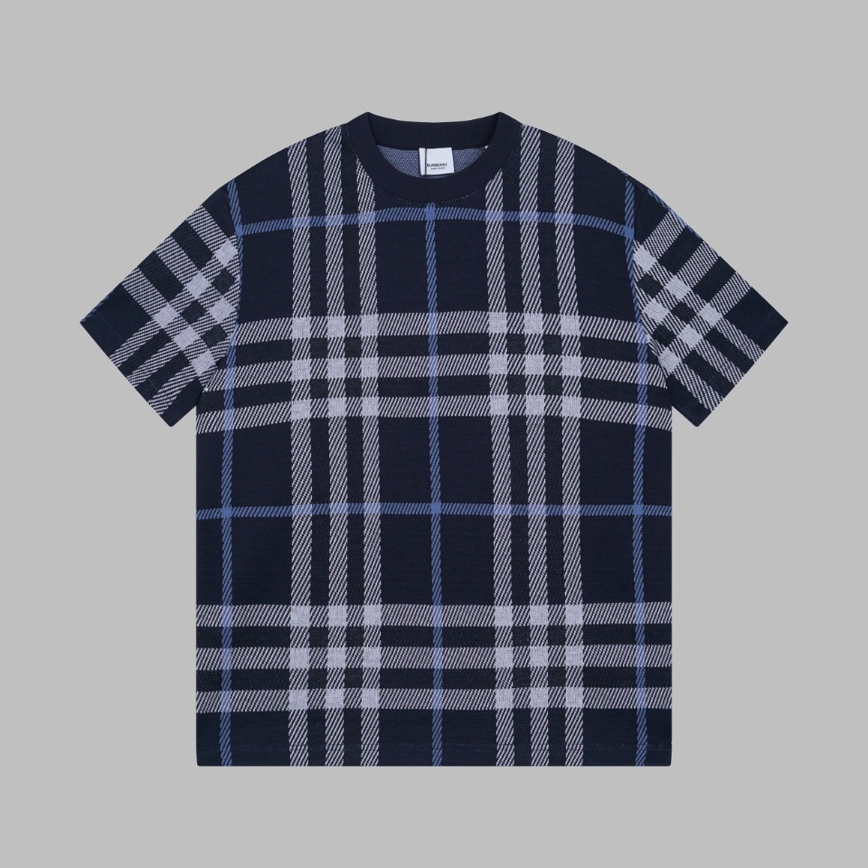 Every Designer
 Burberry Clothing Shirts & Blouses T-Shirt High Quality Online
 Cotton Knitting Spring Collection Vintage Short Sleeve