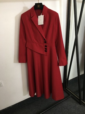Dior Clothing Dresses Red Long Sleeve