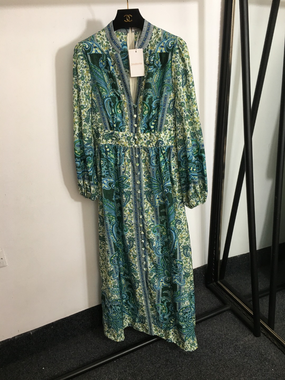 Zimmermann Vêtements Robes Vert Manches longues