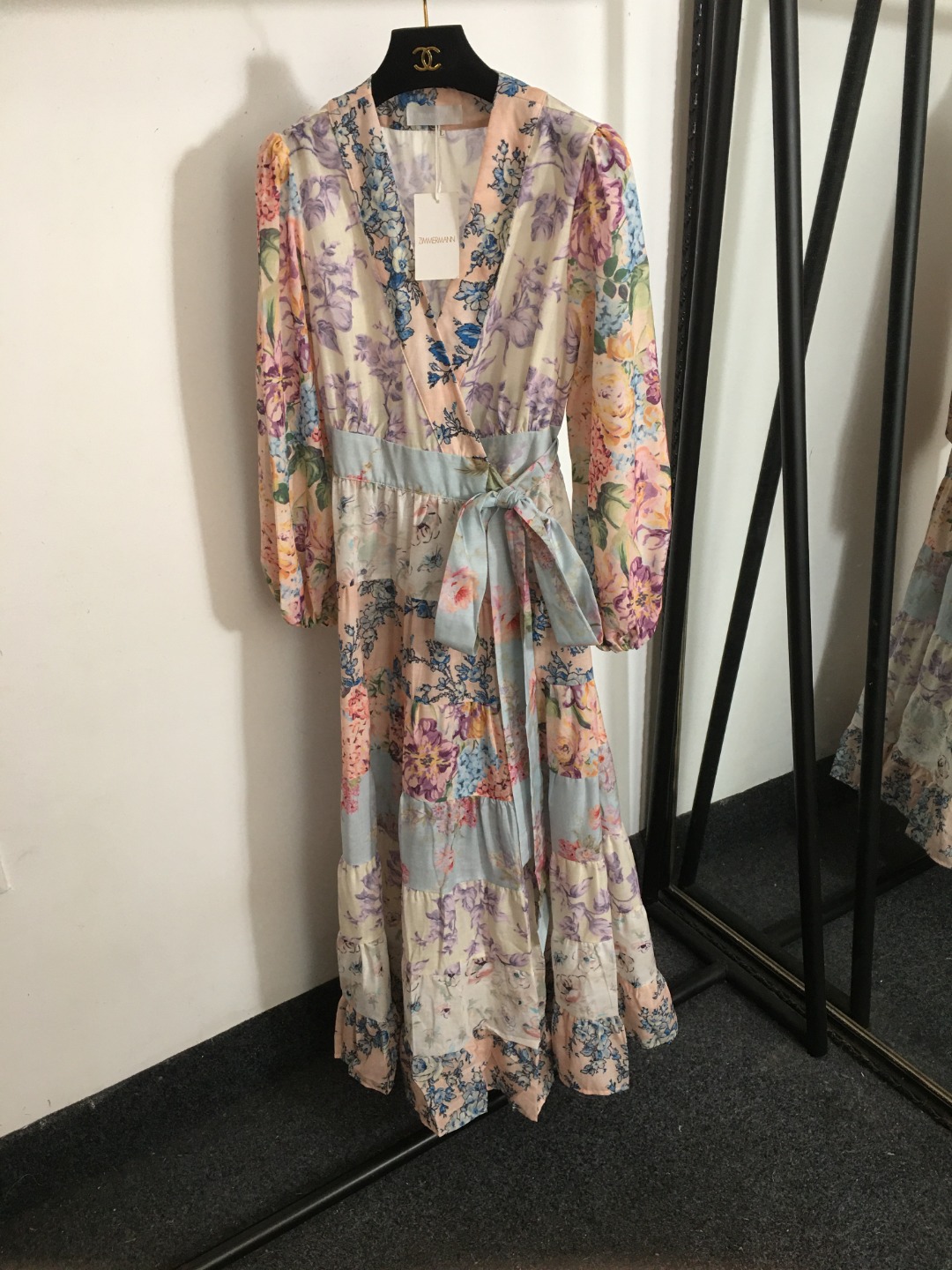 Zimmermann Vêtements Robes KICHOFF la plus haute qualité
 Couleur abricot Imprimé Manches longues