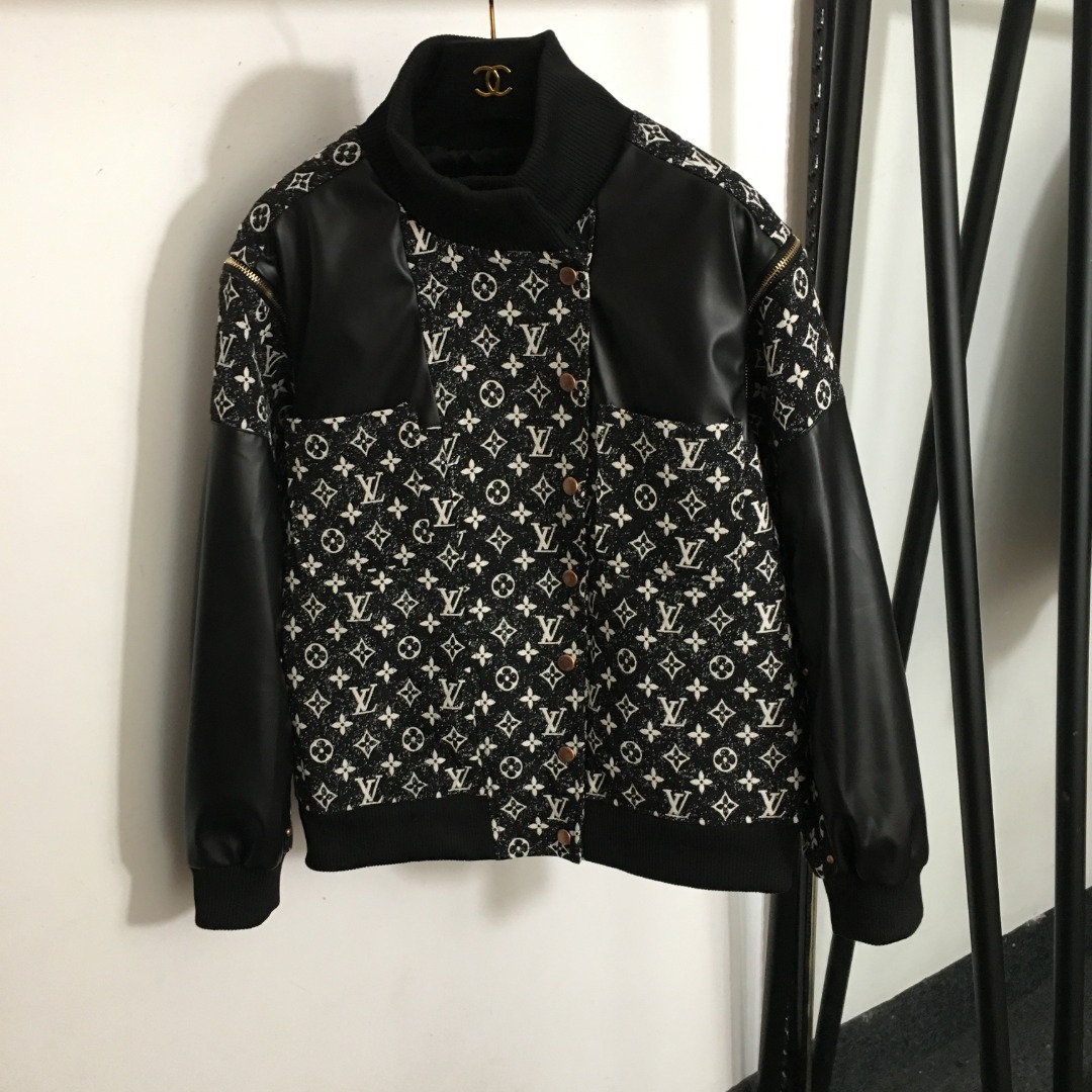 Louis Vuitton Ropa Abrigos y chaquetas Negro Manga larga