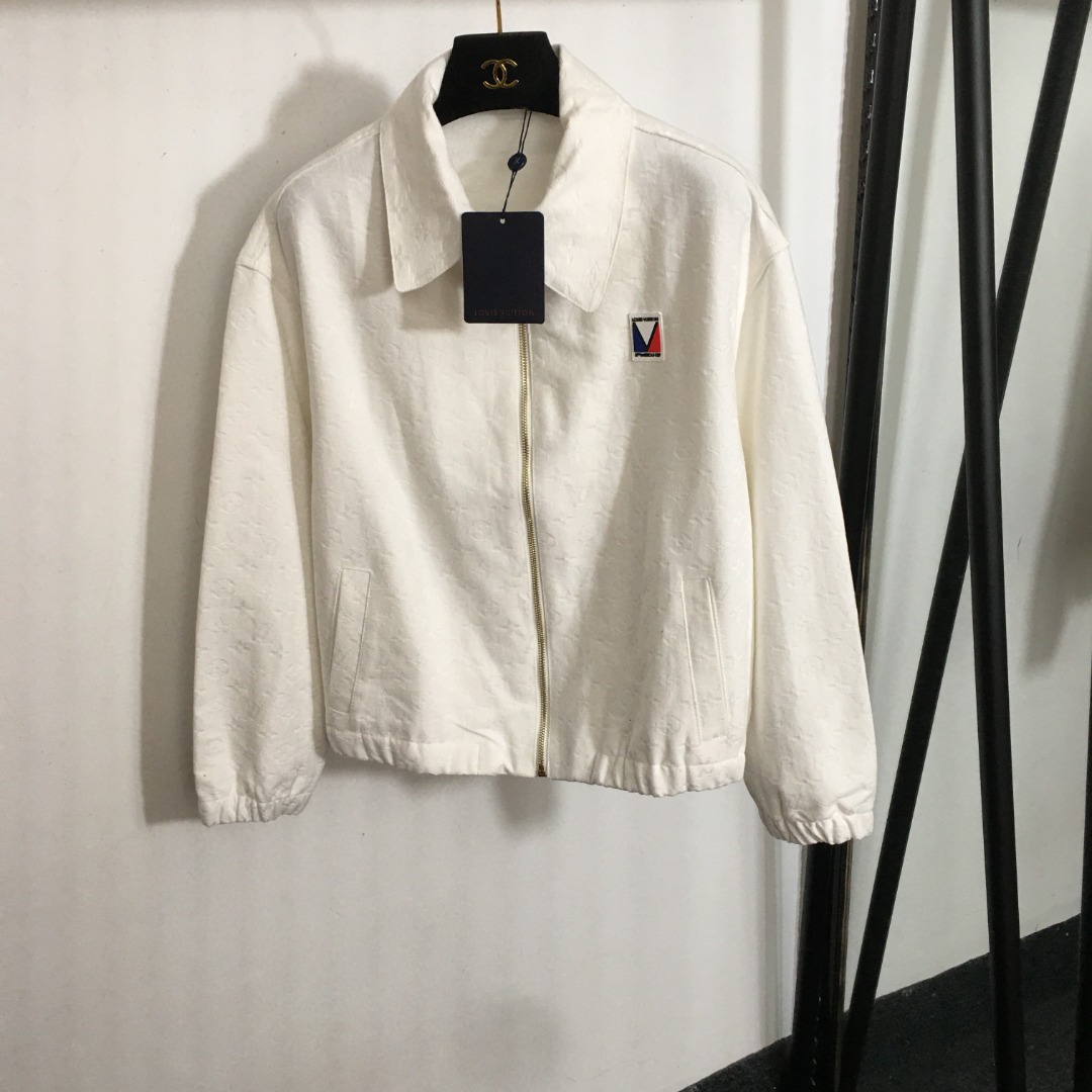 Louis Vuitton Clothing Coats & Jackets White Long Sleeve