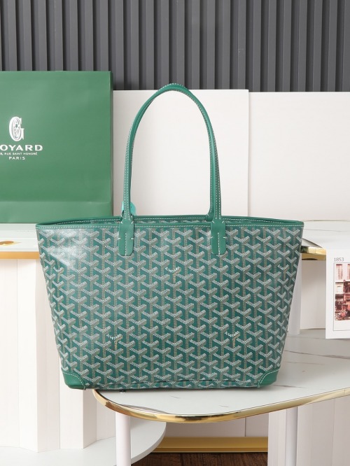 Goyard Artois Small Tote Bag - Green, Zippered, Durable, and Stylish 1 Goyard Artois Small Tote Bag - Green, Zippered, Durable, and Stylish