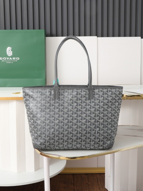 Goyard Artois Small Grey Tote Bag with Zipper, Premium Quality, Stylish and Durable 1 Goyard Artois Small Grey Tote Bag with Zipper, Premium Quality, Stylish and Durable