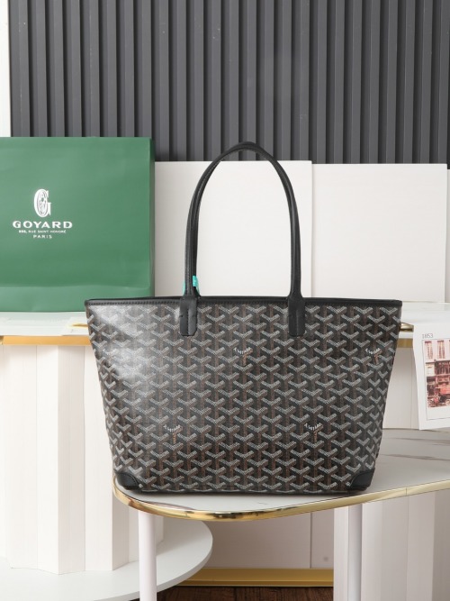 Goyard Artois Small Tote Bag - Black, Premium Quality, Zipper Closure 1 Goyard Artois Small Tote Bag - Black, Premium Quality, Zipper Closure