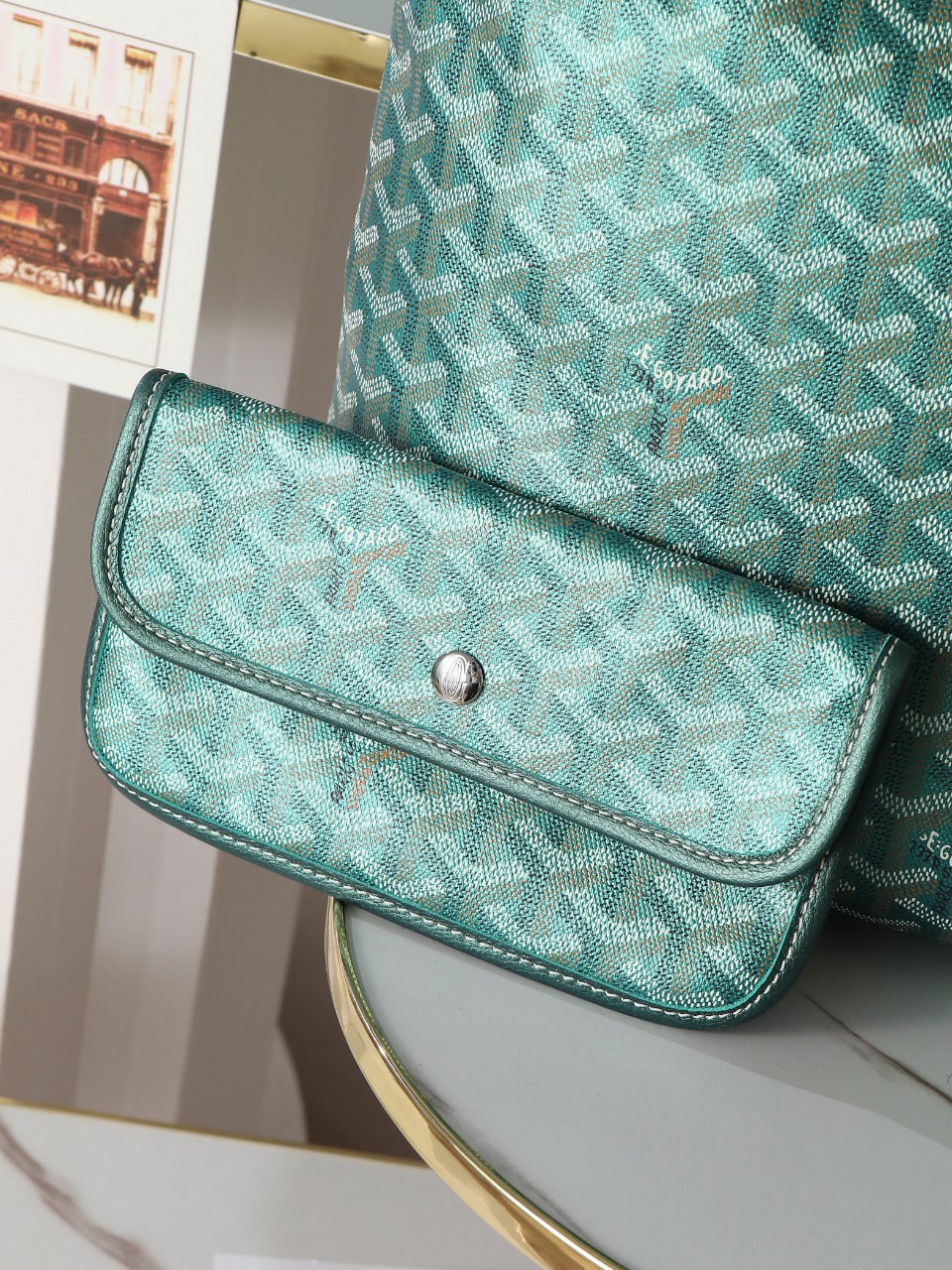 NO:618673,06 Pearlescent Green, Goya [original factory]1986090906珠光绿,戈雅【原厂】,Bag