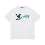 Louis Vuitton Good
 Clothing T-Shirt Replica Best
 Doodle Printing Unisex Combed Cotton Short Sleeve