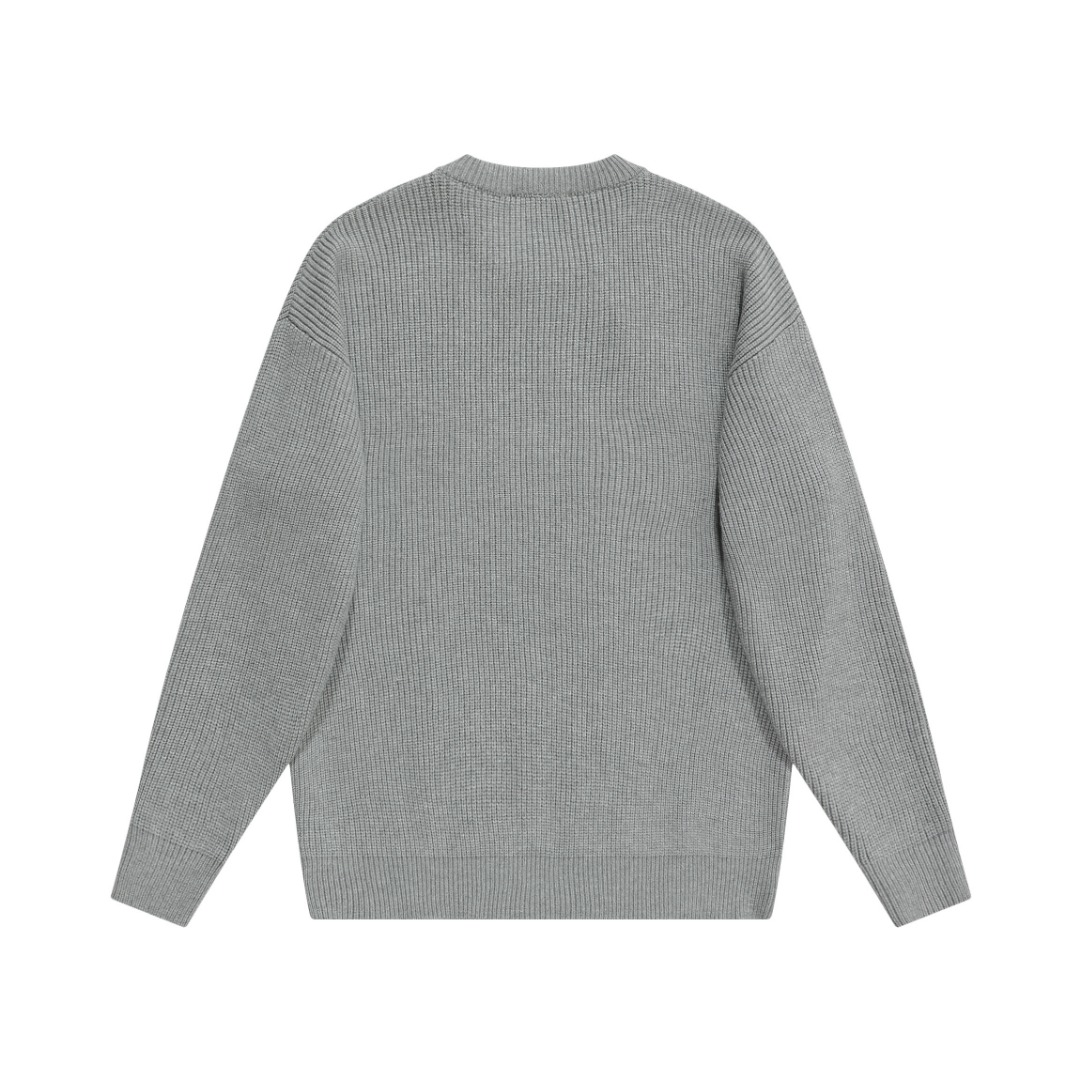 Celine 23FW Logo Sweater: Premium Wool Blend, Laser Cut Embroidery, S-XL Sizes - 图片 2