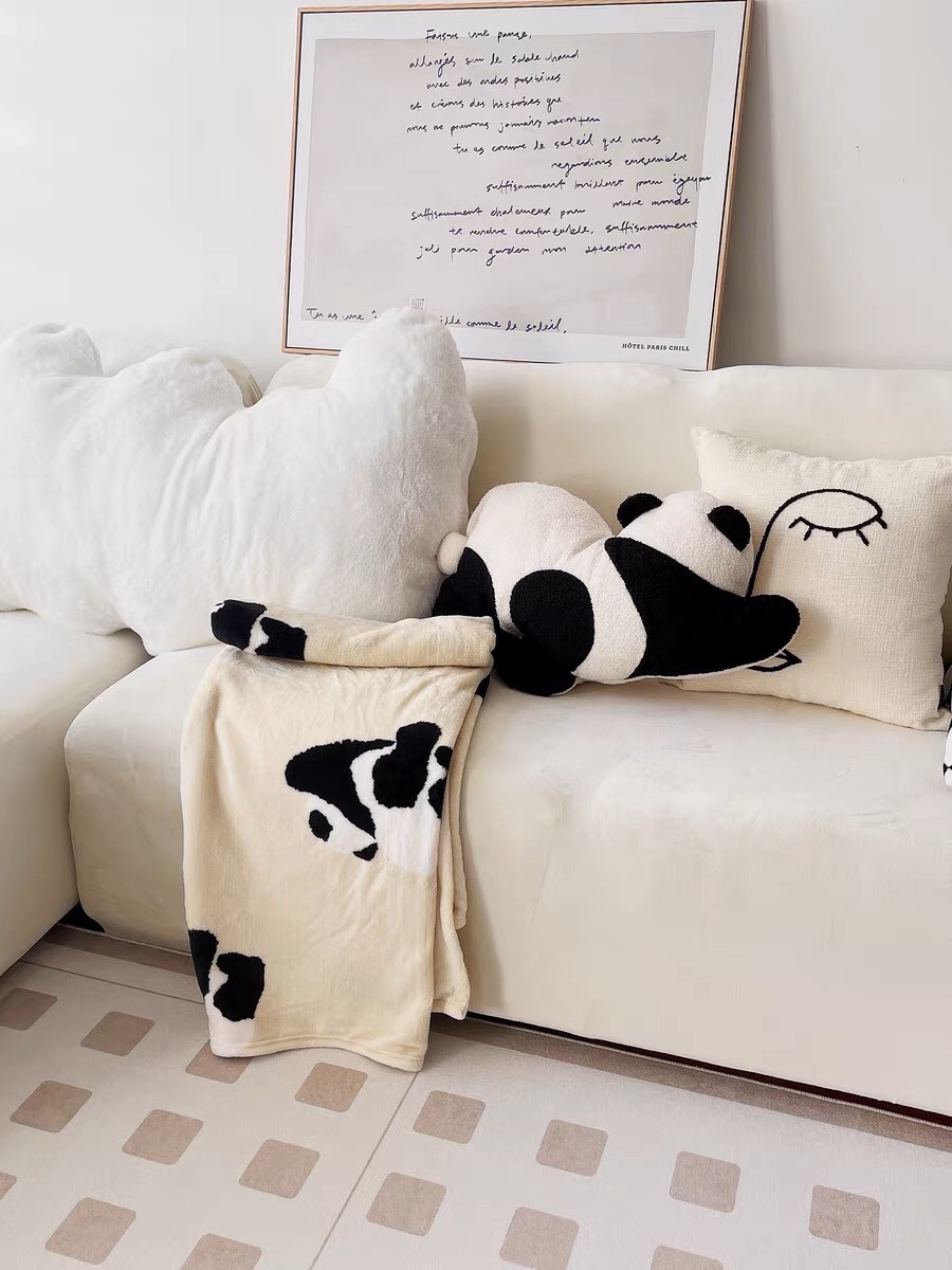 THE BEAST Panda Pong Pong 2-in-1 Cushion & Blanket - Comprehensive 5