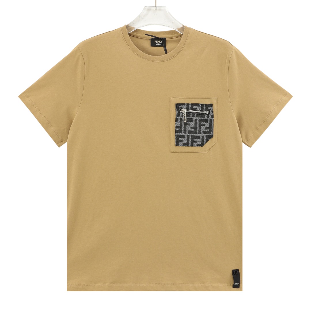 Fendi Fake
 Clothing T-Shirt 1:1 Replica
 Short Sleeve