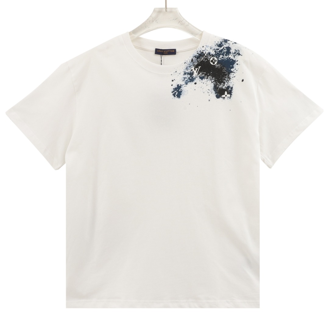 Cheap Wholesale
 Louis Vuitton Clothing T-Shirt White Unisex Short Sleeve