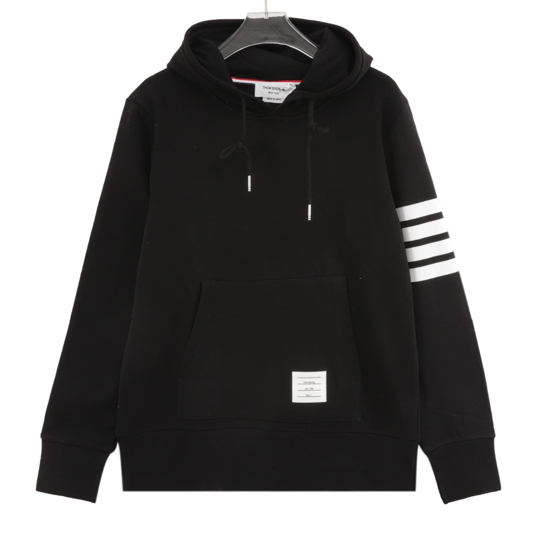 Thom Browne Designer
 Clothing Hoodies Brown Hooded Top