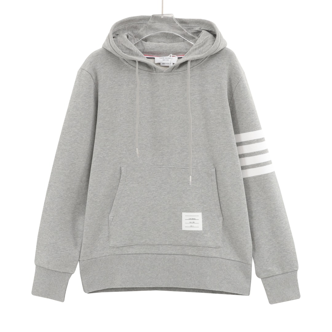 Shop Designer
 Thom Browne Clothing Hoodies Brown Hooded Top