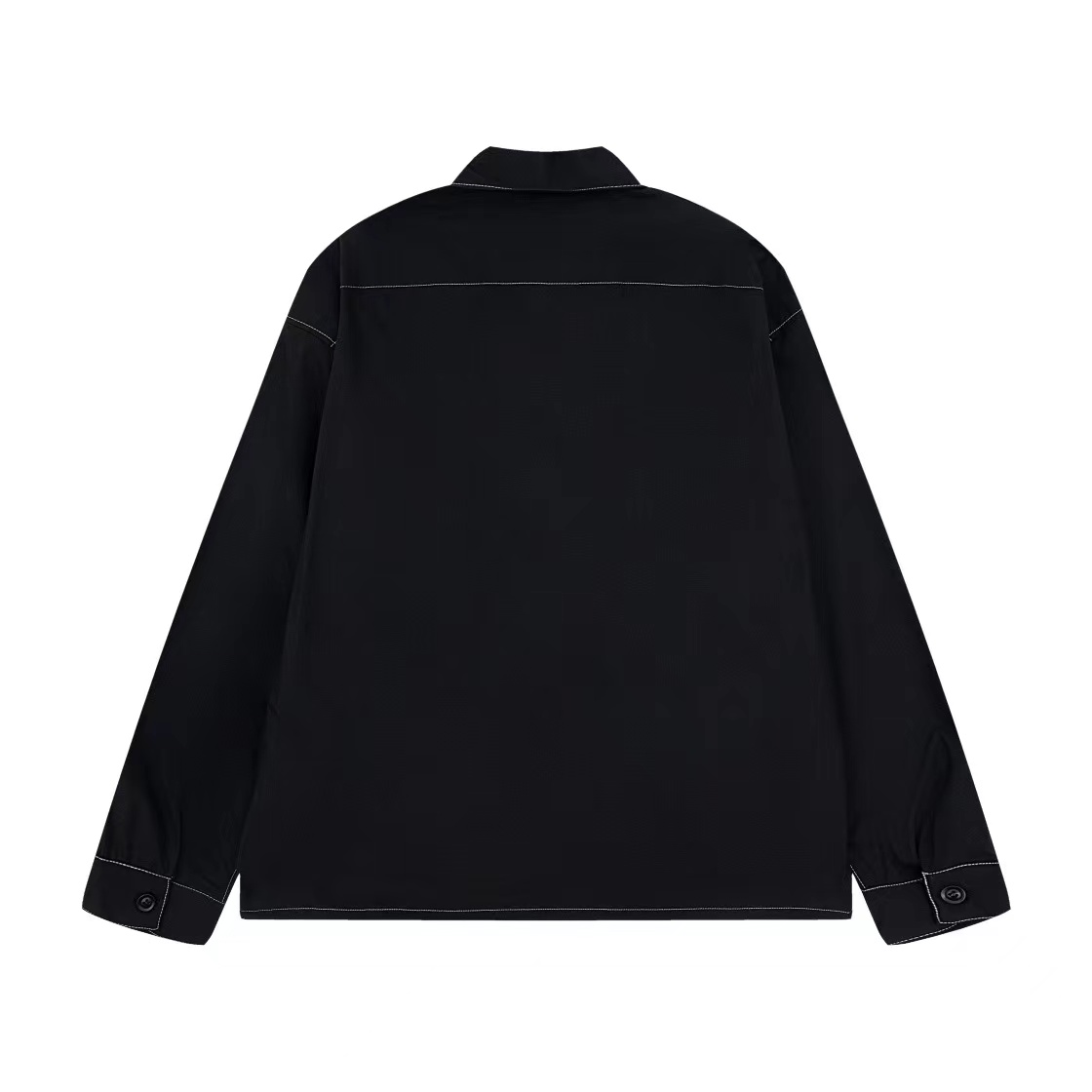 Prada 23SS New Suture Shirts: Cosmopolitan Design with Light-Burning Triangle Line Structure - 图片 3